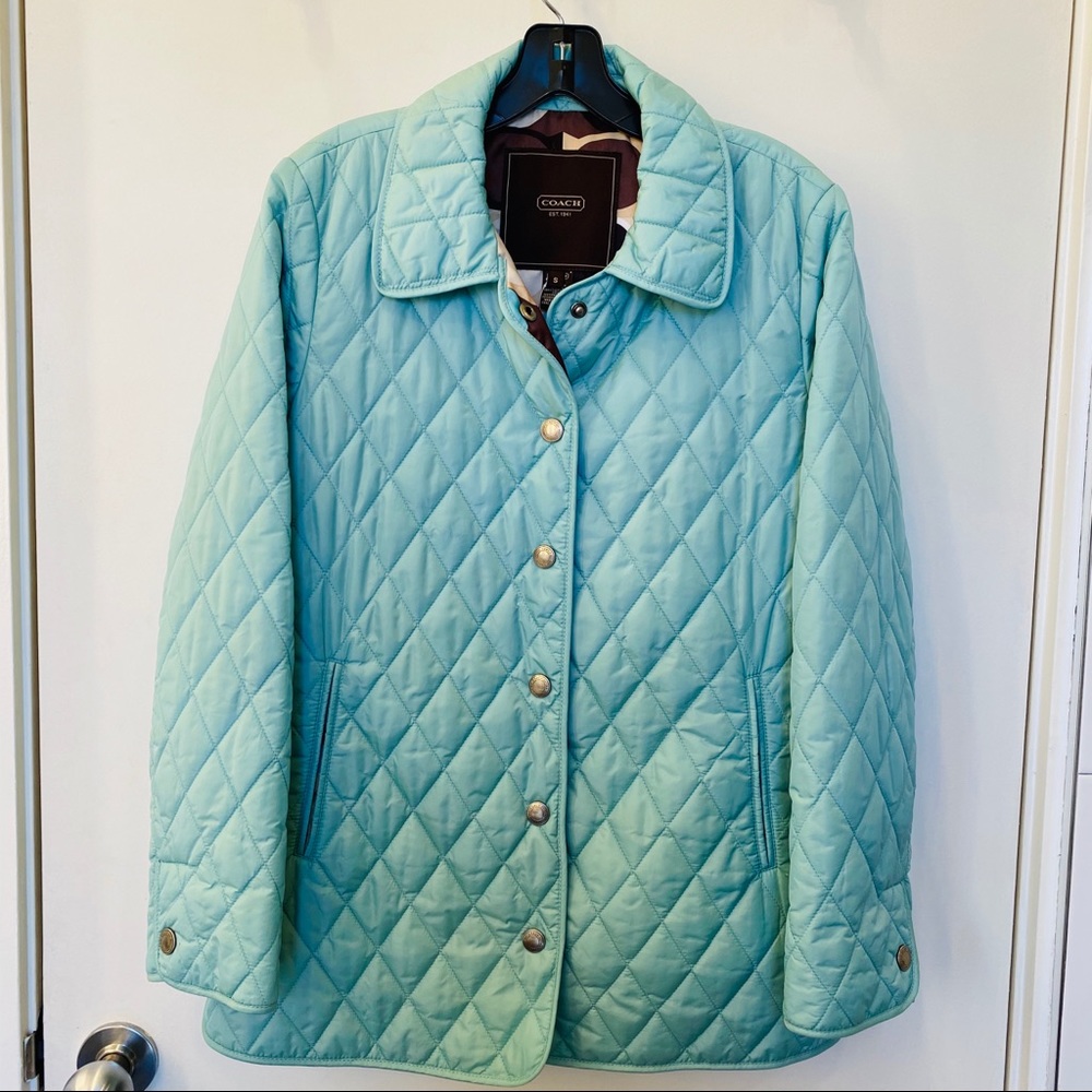 NWT Coach Quilted Jacket